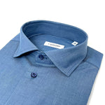 Denim look light Blue Cotton Shirt