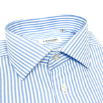 Light Blue Striped Cotton Shirt