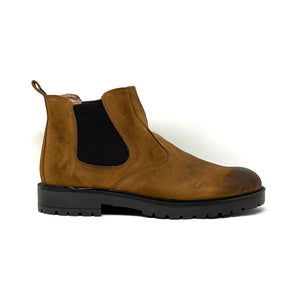 Brushed cuoio suede Boots