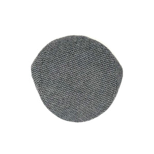 Grey Wool Flat Cap