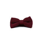 Bordeaux Knitted Bow tie