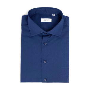 Dark Blue Cotton Shirt