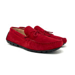 Red Suede Loafers