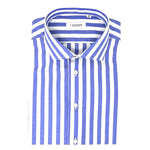 Blue Striped Cotton Shirt