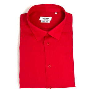 Red Linen Shirt