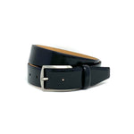 3.5 cm Black Leather Belt