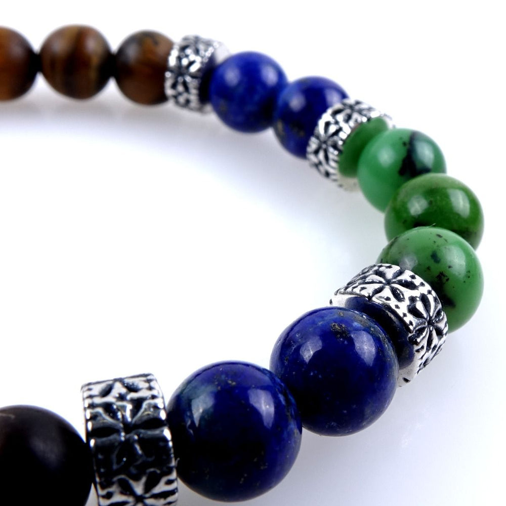 Multi-Stone Beaded Bracelet