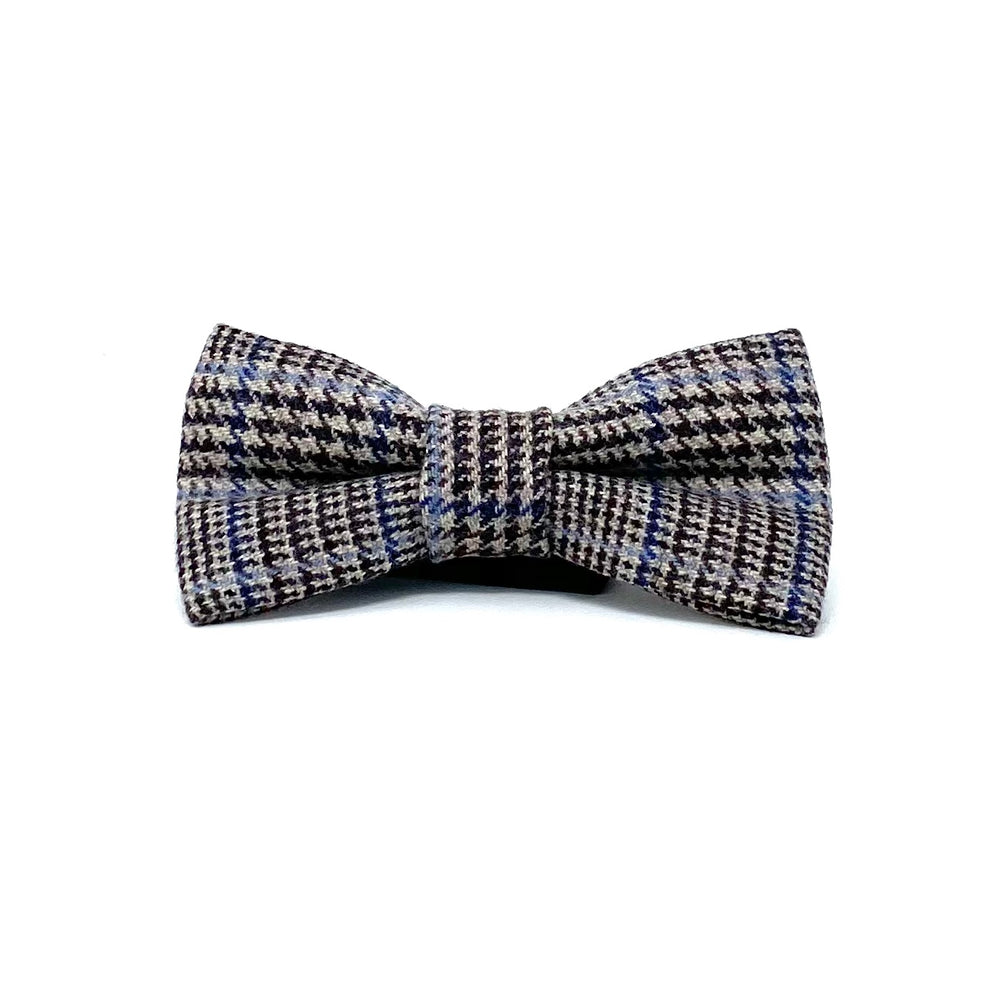 Black & White Checkered Bow Tie