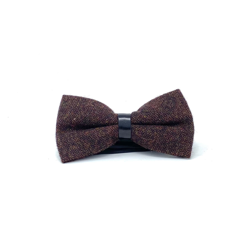 Bordeaux Wool Bow tie