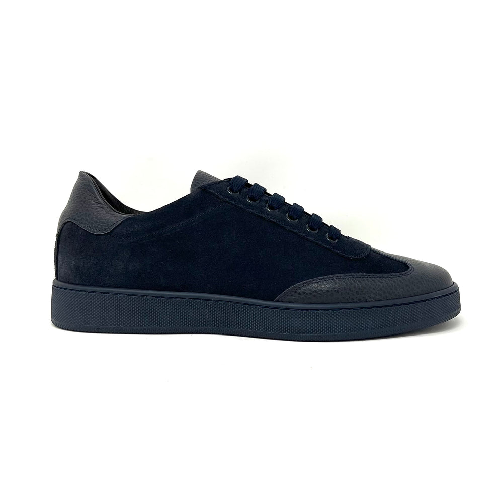 Dark Blue Leather Sneakers L2