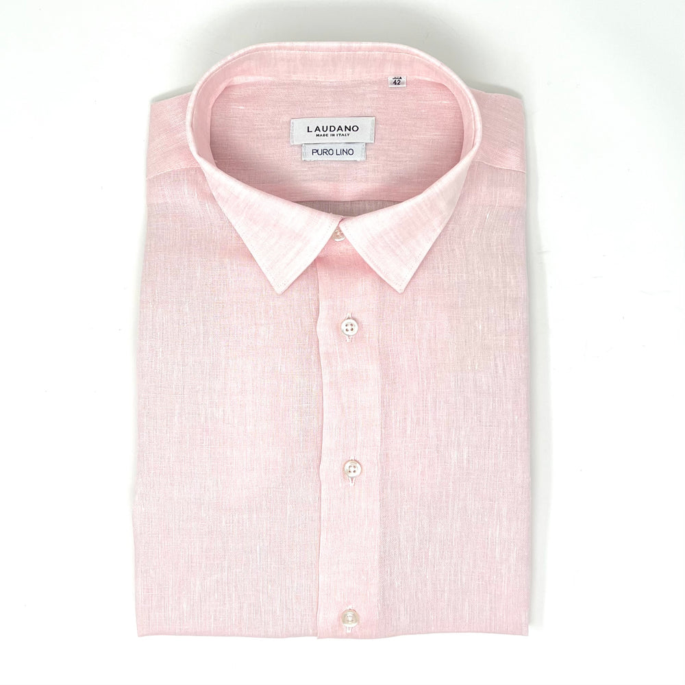 Light Pink Linen Shirt