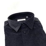 Black Cotton-Corduroy Shirt