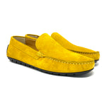 Yellow Suede Loafers