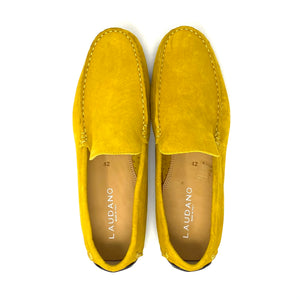 Yellow Suede Loafers