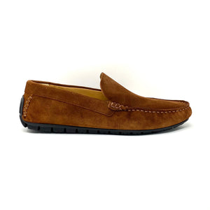 Brown Suede Loafers