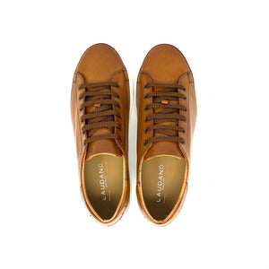 Cognac Leather Sneakers L1