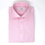 Pink Micro-Checked Cotton Shirt