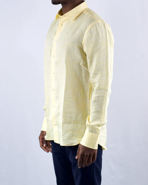 Yellow Linen Shirt