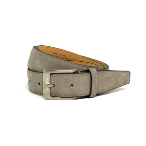 3.5 cm Beige Suede Belt