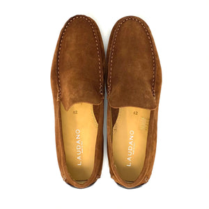 Brown Suede Loafers