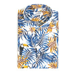 Tropical Print Cotton Shirt