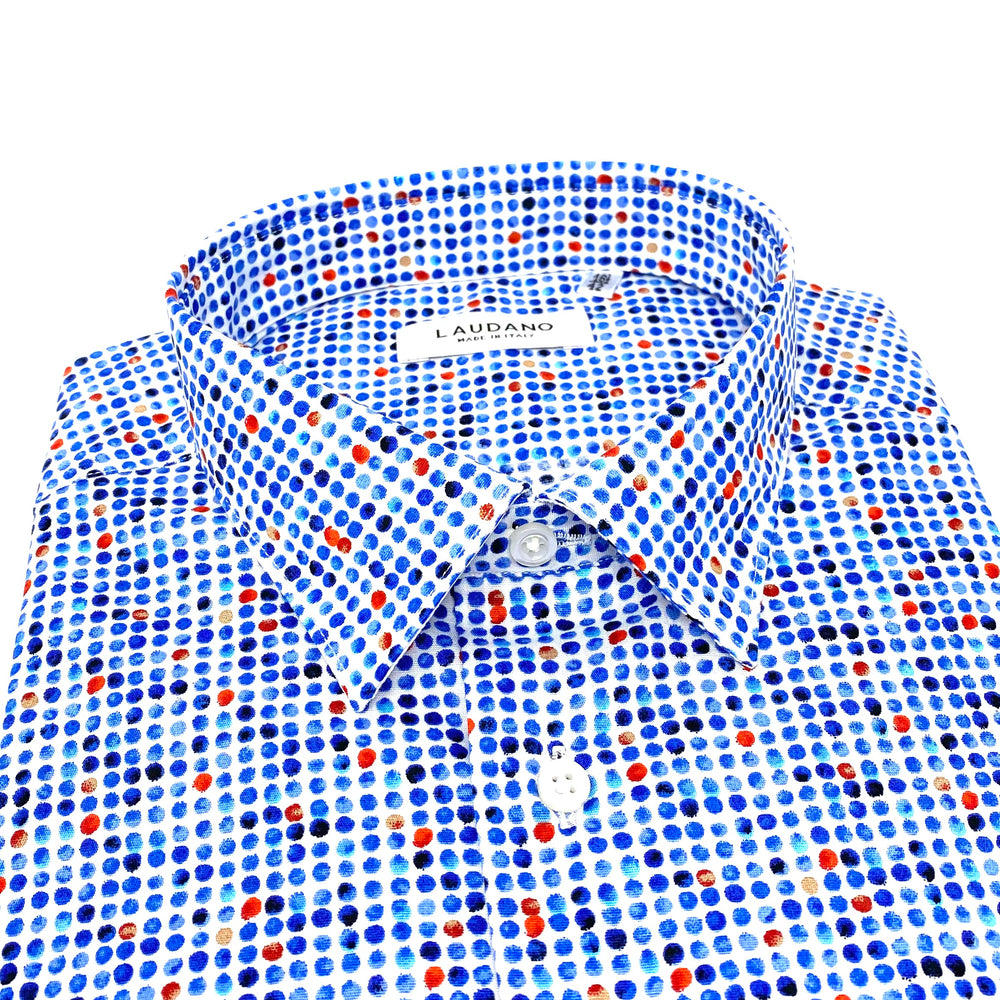 Polka Dot Cotton Shirt