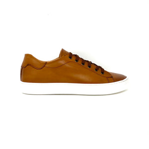 Cognac Leather Sneakers L1