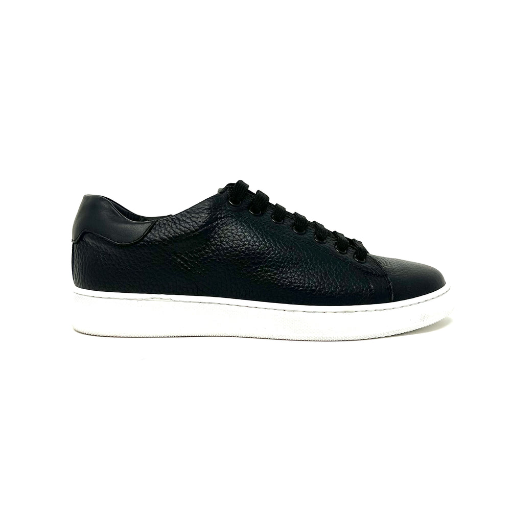 Black/White Leather Sneakers L1