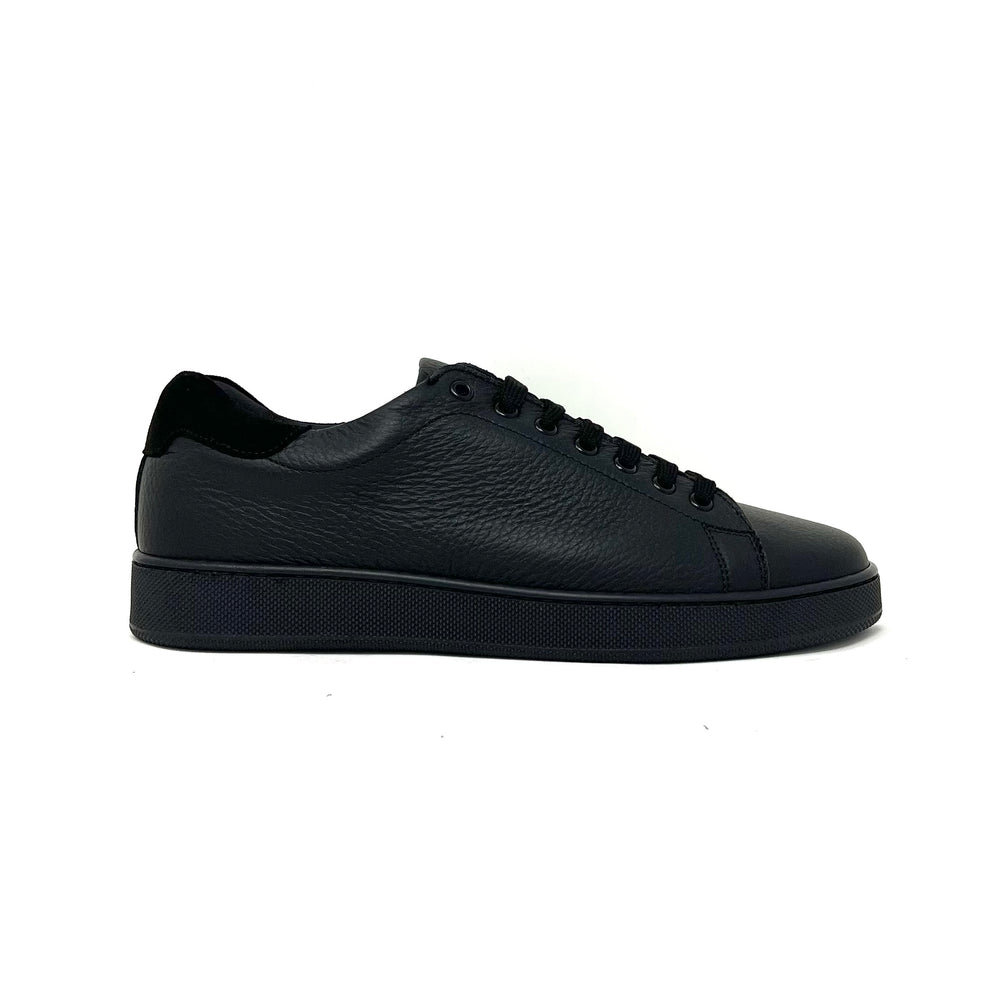 Black Leather Sneakers L1