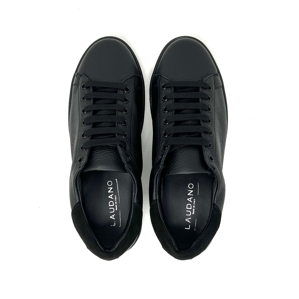 Black Leather Sneakers L1