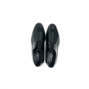 Black Patent Leather Derby Shoes