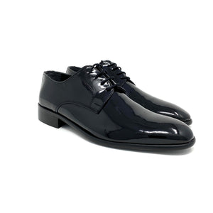 Black Patent Leather Derby Shoes